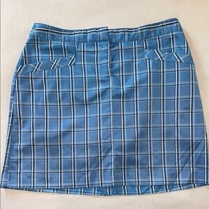 Izod Stretch XFG Athletic Blue Black and White Mini Golf Skort Women’s Size 4